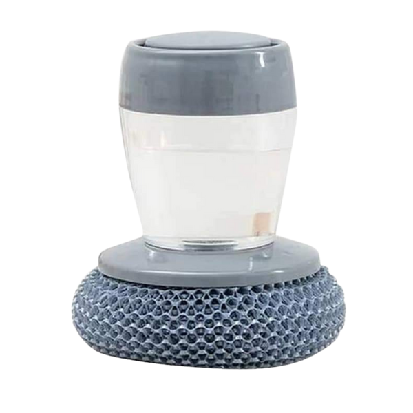 Premium Kitchen Palm Brush With Built In Soap Dispenser