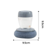 Premium Kitchen Palm Brush With Built In Soap Dispenser