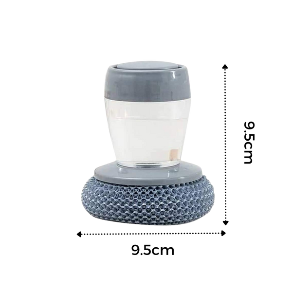Premium Kitchen Palm Brush With Built In Soap Dispenser