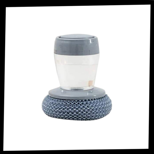 Premium Kitchen Palm Brush With Built In Soap Dispenser