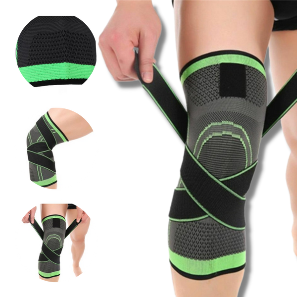 Knee Support Sleeve With Adjustable Straps For Pain Relief