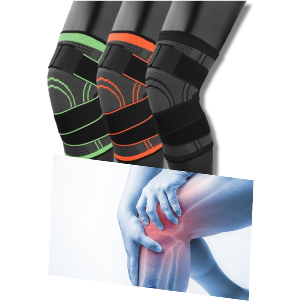 Knee Support Sleeve With Adjustable Straps For Pain Relief