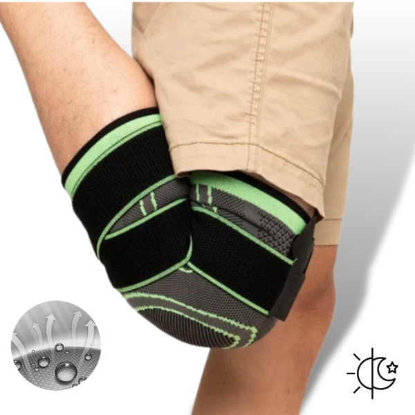 Knee Support Sleeve With Adjustable Straps For Pain Relief