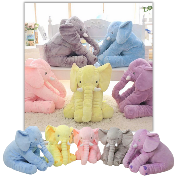 Soft Elephant Plush Pillow for Toddlers Cozy Sleep Companion