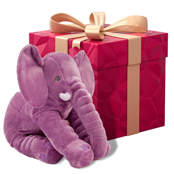Soft Elephant Plush Pillow for Toddlers Cozy Sleep Companion