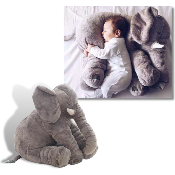 Soft Elephant Plush Pillow for Toddlers Cozy Sleep Companion