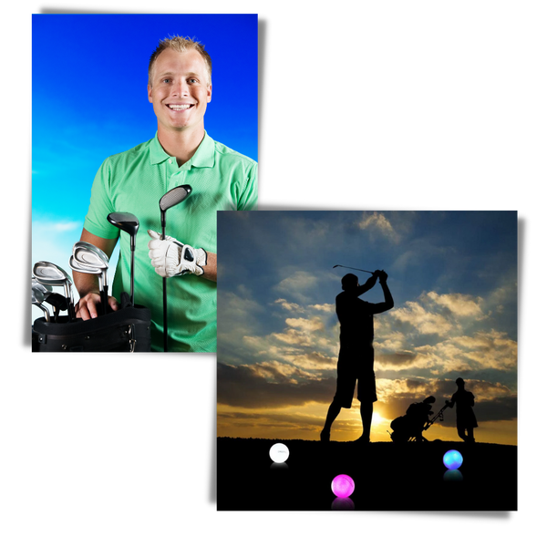 LED Glow Golf Balls Pack For Nighttime Play Waterproof And Durable