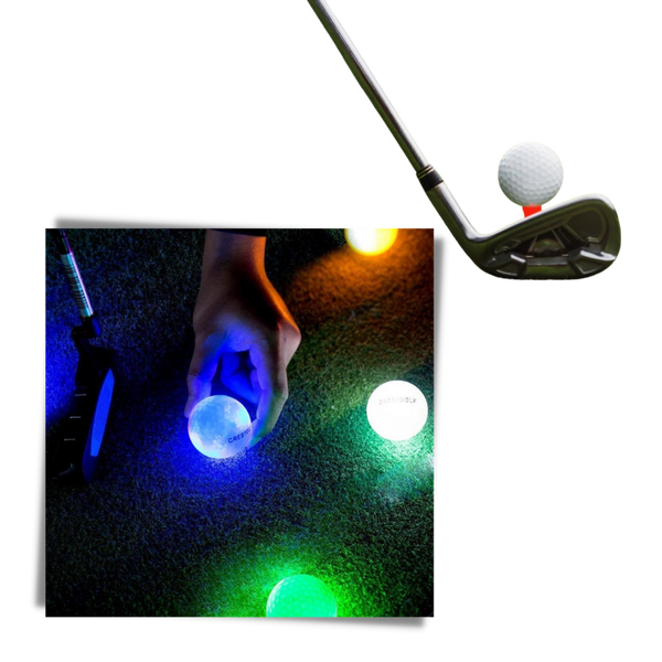 LED Glow Golf Balls Pack For Nighttime Play Waterproof And Durable