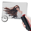 2-In-1 Ceramic Hair Straightening Brush With Intelligent Temperature Control