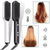 2-In-1 Ceramic Hair Straightening Brush With Intelligent Temperature Control