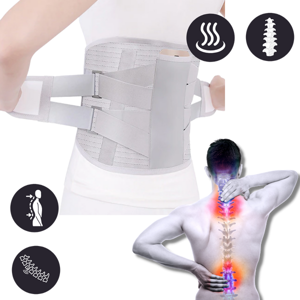 Lumbar Support Belt For Spine Decompression And Back Pain Relief