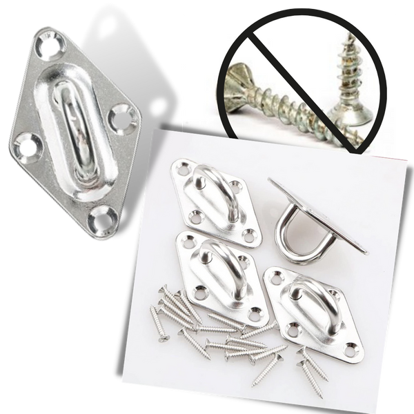 Shade Sail Tensioning Kit With Rustproof Steel Turnbuckles For Quick Setup