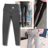 Breathable Cross Belly Maternity Leggings for Every Stage One Size Fits All