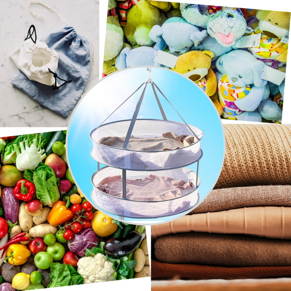 Foldable Mesh Clothes Dryer For Quick Gentle Air Drying