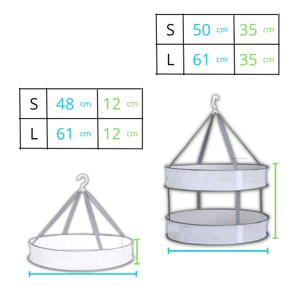 Foldable Mesh Clothes Dryer For Quick Gentle Air Drying