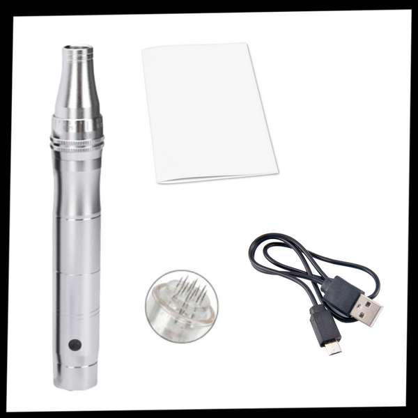 Precision Microneedling Pen For Acne Scar Reduction And Radiant Skin