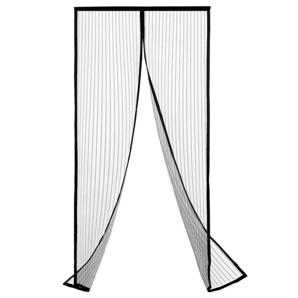 Premium Magnetic Door Screen Keeps Mosquitoes Out While Fresh Air Flows