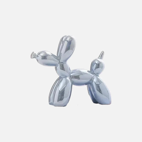 Metallic Balloon Dog Statue