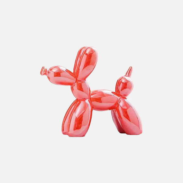 Metallic Balloon Dog Statue