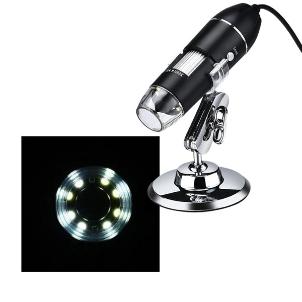 Portable USB Digital Microscope With Adjustable LEDs For High Magnification