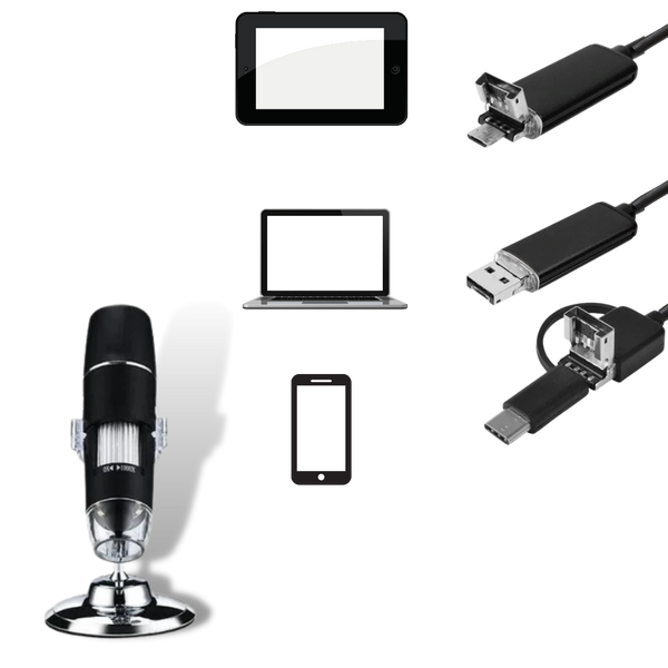 Portable USB Digital Microscope With Adjustable LEDs For High Magnification