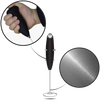Stainless Steel Handheld Milk Frother With Stand For Creamy Latte Foam