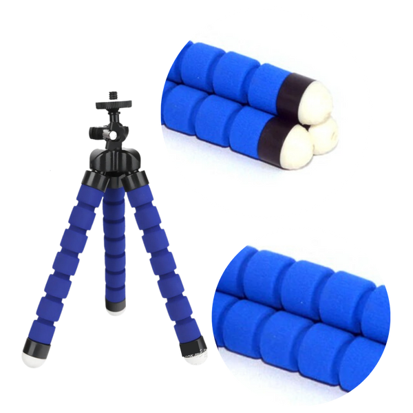 Compact Flexible Phone Tripod With Rotating Ball Head For Stable Shots
