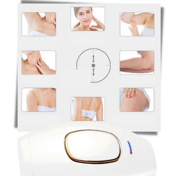 Premium Compact IPL Hair Removal Device For Long Lasting Painless Results