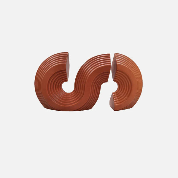 Modern Arch Bookend Sculptures