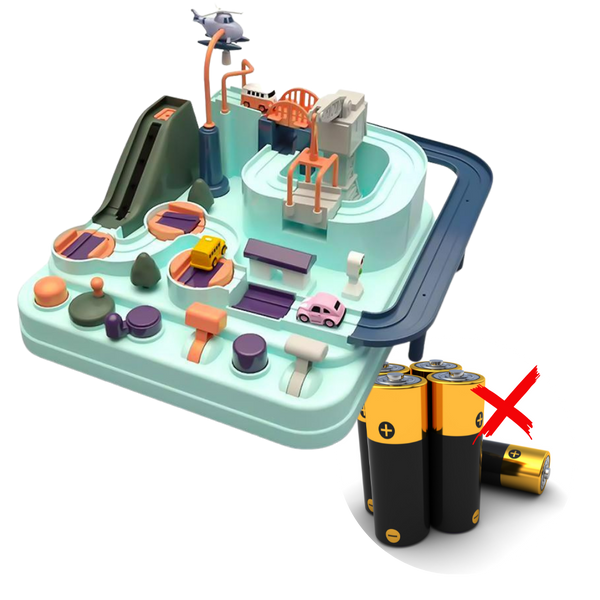 Educational Mechanical Track Toy for Kids Boosting Fine Motor Skills