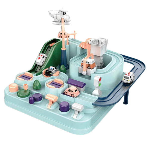 Educational Mechanical Track Toy for Kids Boosting Fine Motor Skills