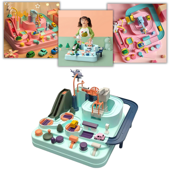 Educational Mechanical Track Toy for Kids Boosting Fine Motor Skills
