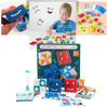 Montessori Emoji Cube Educational Toy for Patience and Social Skills