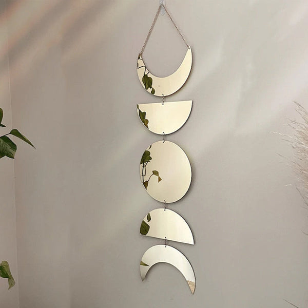 Moon Phase Mirror Wall Accent