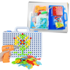 Educational Mosaic Drill Kit for Kids Enhances Color and Shape Recognition