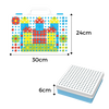 Educational Mosaic Drill Kit for Kids Enhances Color and Shape Recognition