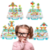 Educational Mosaic Drill Kit for Kids Enhances Color and Shape Recognition