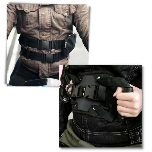 Motorcycle Rear Seat Safety Belt For Secure Passenger Comfort