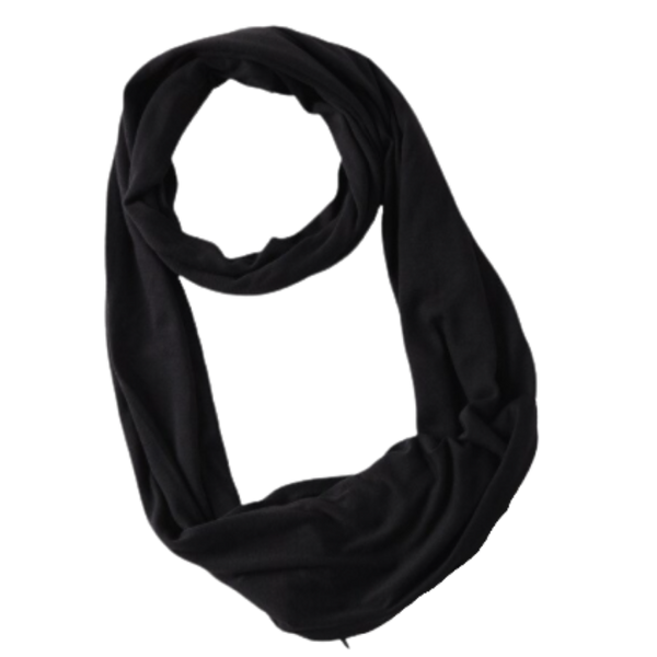 Cozy Lightweight Muffler With Secret Pocket For Safe Valuables