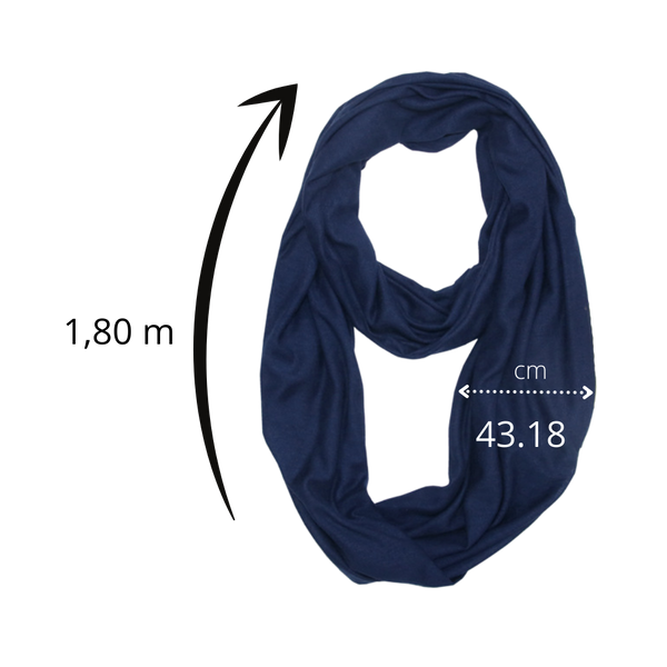 Cozy Lightweight Muffler With Secret Pocket For Safe Valuables