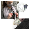 Cozy Lightweight Muffler With Secret Pocket For Safe Valuables