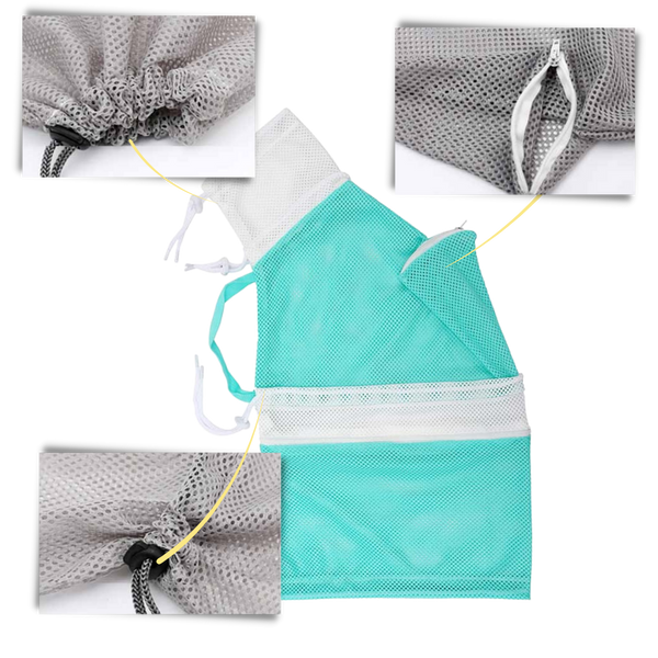 Breathable Pet Grooming Mesh Bag Delivers Stress Free Bath Time