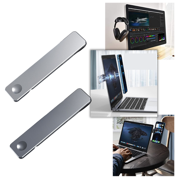 Adaptive Laptop And Phone Holder For Ergonomic Desk Setup