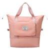 Expandable Foldable Travel Bag With Wet Dry Compartments