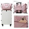 Expandable Foldable Travel Bag With Wet Dry Compartments
