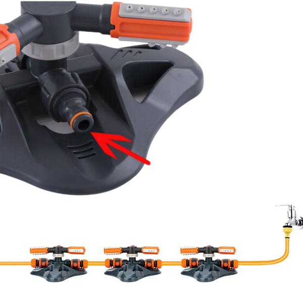 360 Degree Adjustable Lawn Sprinkler For Even Irrigation