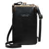 Premium Leather Crossbody Bag With Detachable Strap And Multiple Pockets