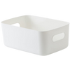 Portable Plastic Storage Basket For Makeup And Skincare Organization