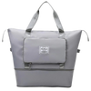 Expandable Foldable Travel Bag With Wet Dry Compartments