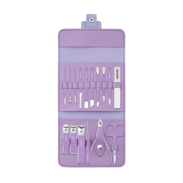 Compact Portable Manicure Kit With All In One Nail Tools For Travel